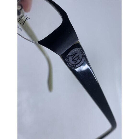 ARMANI EXCHANGE EYEGLASSES FRAME AX 124 JGN 51-17-130 Black / white - Picture 4 of 10